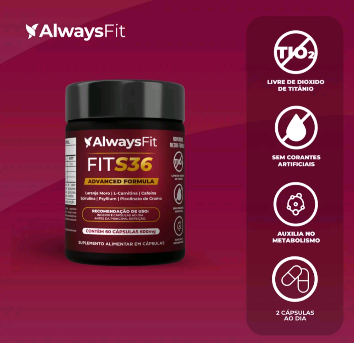 Fit S36 Always Fit - Fórmula Completa
