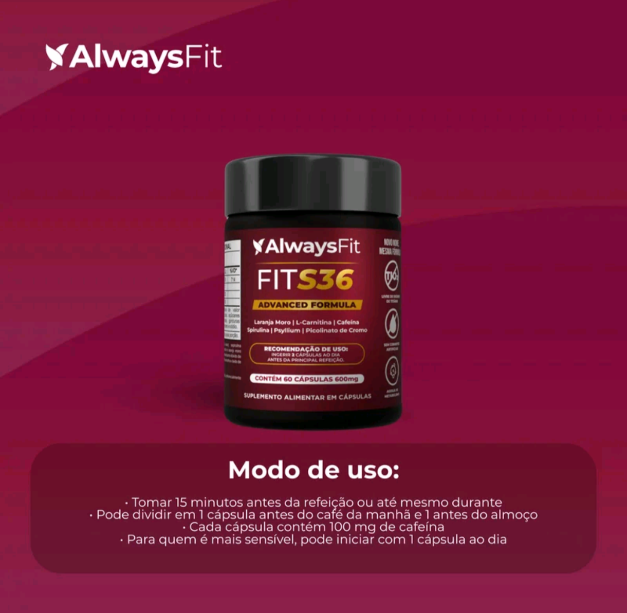 Benefícios do Fit S36
